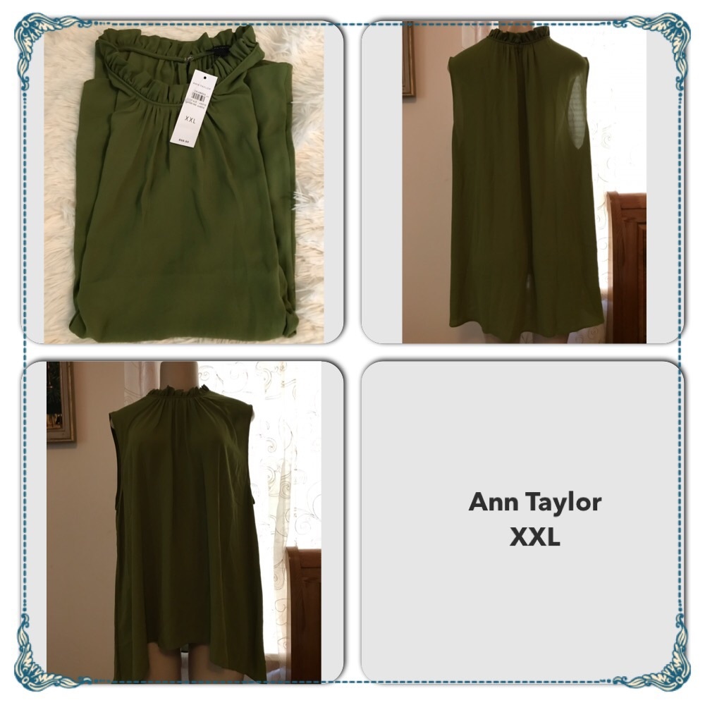 ANN TAYLOR SLEEVELESS TOP